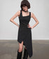 Diagonal Cut Dress